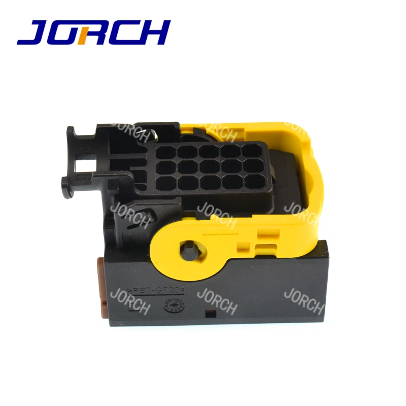 15 pin nữ màu đen kín màu đen không thấm nước đầu nối dây điện dây điện 1-1534126-1}