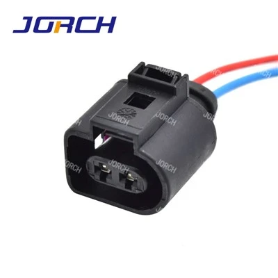 DJ7025A-3.5-21 Đầu cắm khai thác dây đèn sương mù 2 pin tự động Đầu nối cái 1J0973722 Đầu nối còi tự động